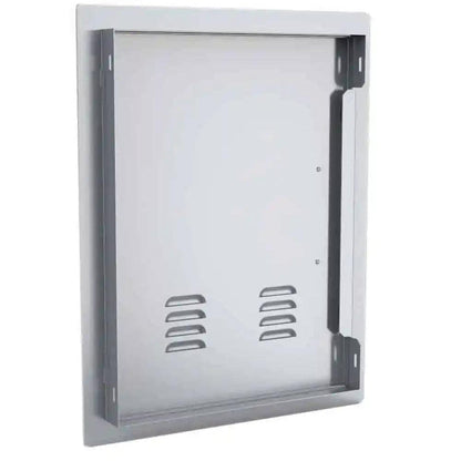 Sunstone Classic Series 17" x 24" Stainless Steel Right Swing Vertical Vented Door
