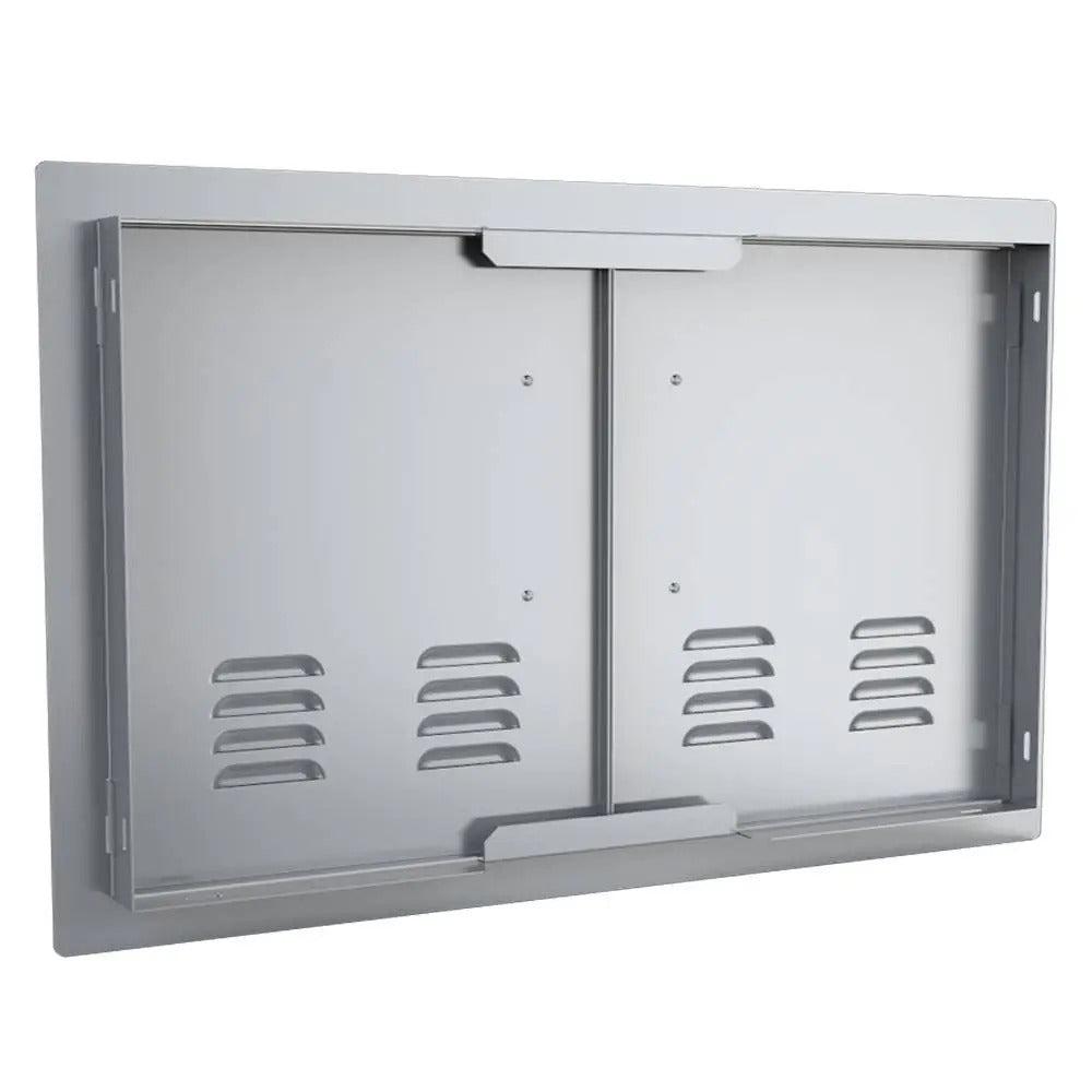 Sunstone Classic Series 42" Stainless Steel Double Access Vented Door Flush Mount