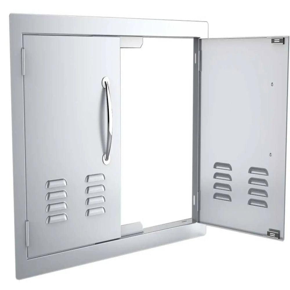 Sunstone Classic Series 42" Stainless Steel Double Access Vented Door Flush Mount