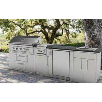 Sunstone Deluxe 10ft Stainless Steel Expansive Cabinet Island Package