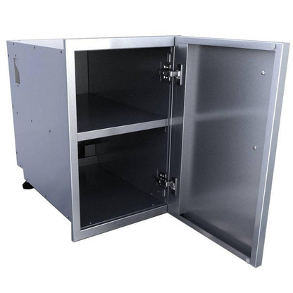 Sunstone Designer Series 15" Stainless Steel Right Swing Door Dry Storage Pantry