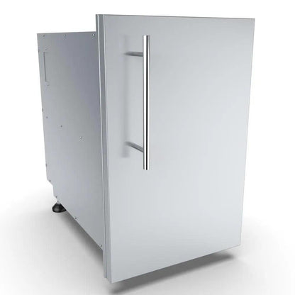 Sunstone Designer Series 15" Stainless Steel Right Swing Door Dry Storage Pantry