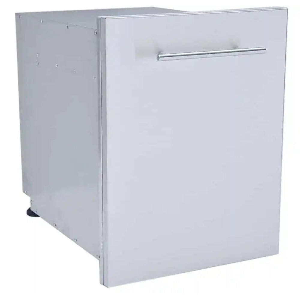 Sunstone Designer Series 18" Stainless Steel Single Bin Trash Drawer