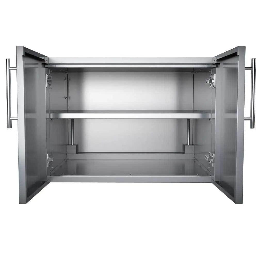 Sunstone Designer Series 30" Stainless Steel Double Door Dry Storage Pantry