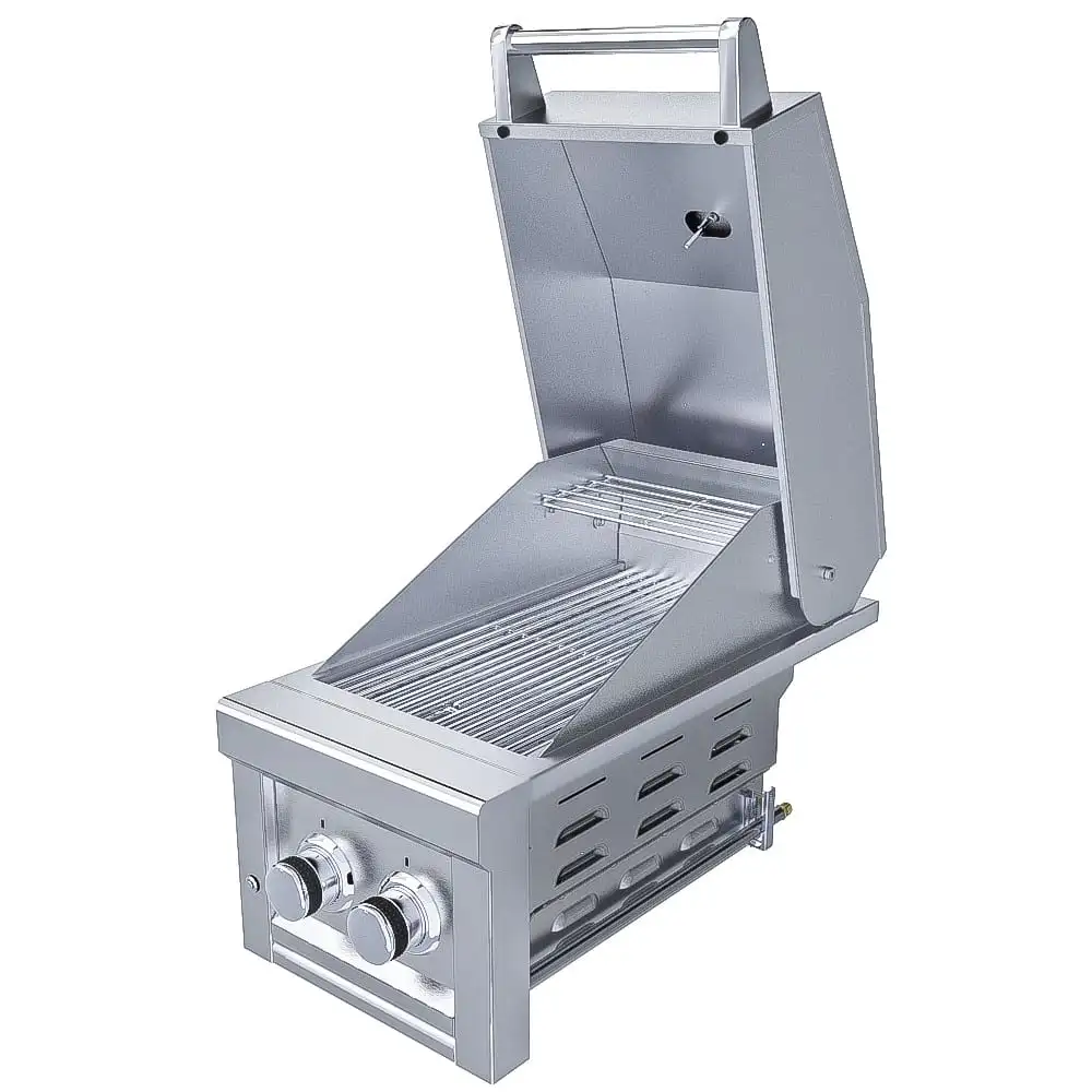 Sunstone Ruby Series 13" Stainless Steel Companion Pro Natural Gas Burner with LED Accent Light