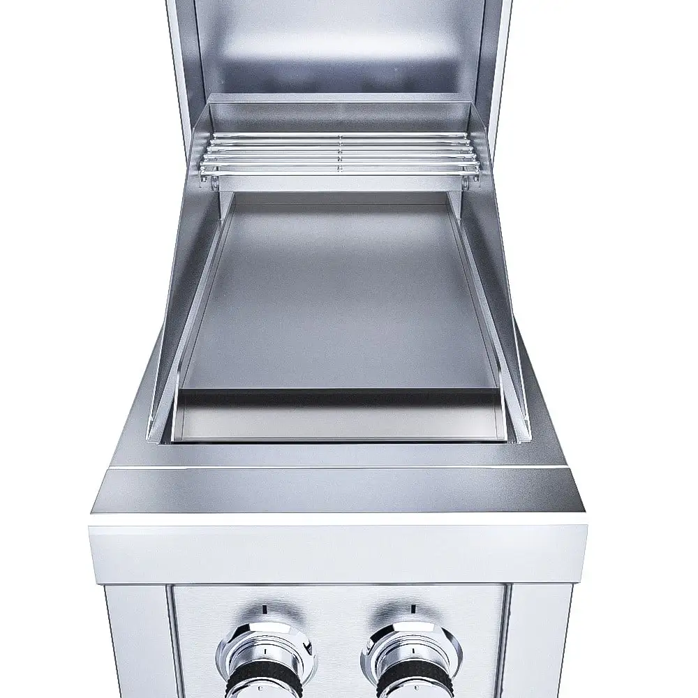 Sunstone Ruby Series 13" Stainless Steel Companion Pro Natural Gas Burner with LED Accent Light