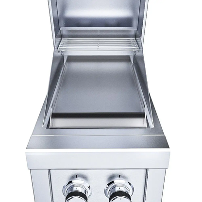 Sunstone Ruby Series 13" Stainless Steel Companion Pro Natural Gas Burner with LED Accent Light