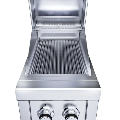 Sunstone Ruby Series 13" Stainless Steel Companion Pro Natural Gas Burner with LED Accent Light