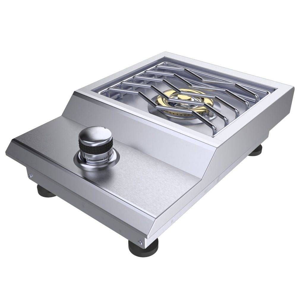 Sunstone Ruby Series 13" Stainless Steel Counter-Top/Drop-In Single Propane Burenr