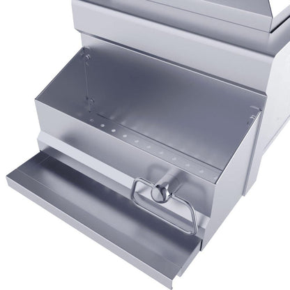 Sunstone Ruby Series 14" Stainless Steel Bar Sink Cocktail Ice Chest Station