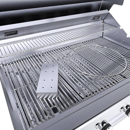 Sunstone Ruby Series 36" 4-Burner Pro-Sear Stainless Steel Drop-In Natural Gas Gas Grill with LED Lights