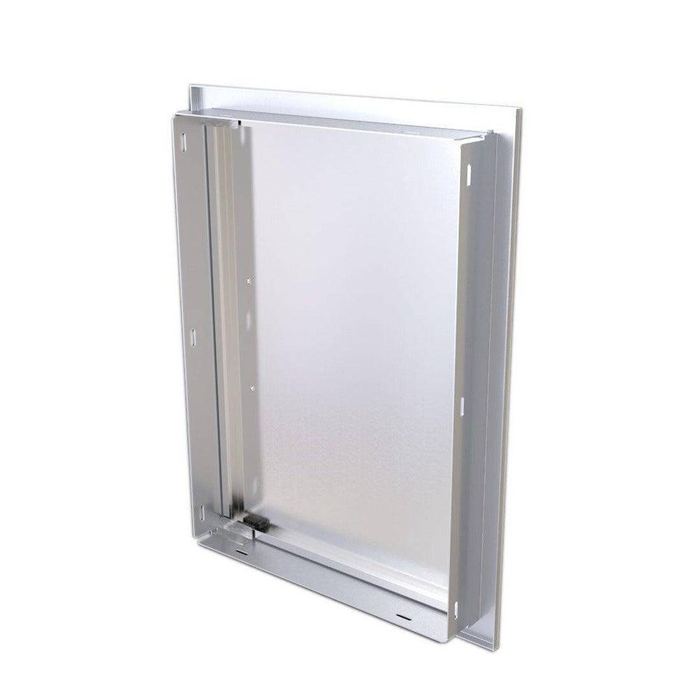 Sunstone Signature Series 14" x 20" Stainless Steel Beveled Frame Reversible Vertical Door