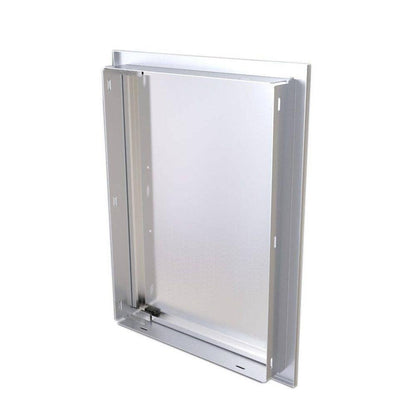 Sunstone Signature Series 14" x 20" Stainless Steel Beveled Frame Reversible Vertical Door