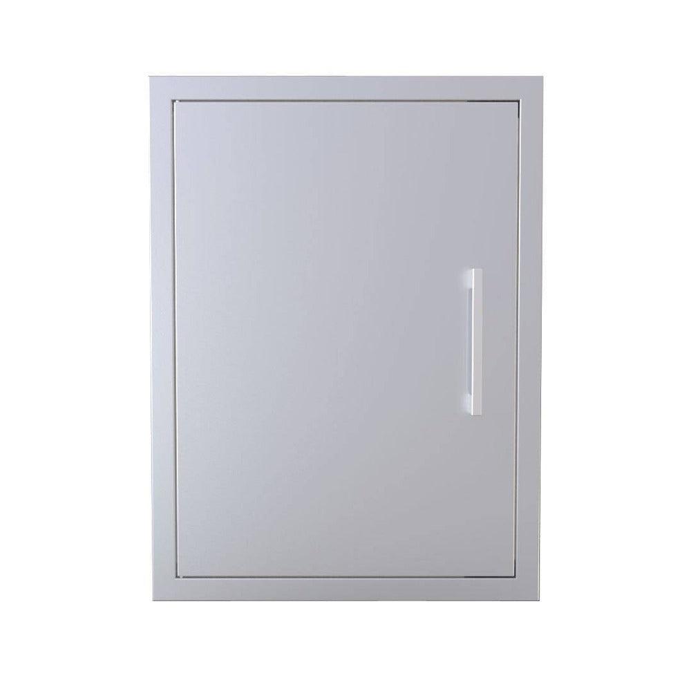 Sunstone Signature Series 14" x 20" Stainless Steel Beveled Frame Reversible Vertical Door