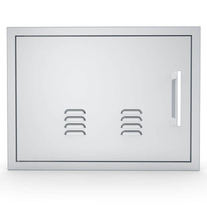 Sunstone Signature Series 17" x 24" Stainless Steel Beveled Frame Right Swing Horizontal Vented Door