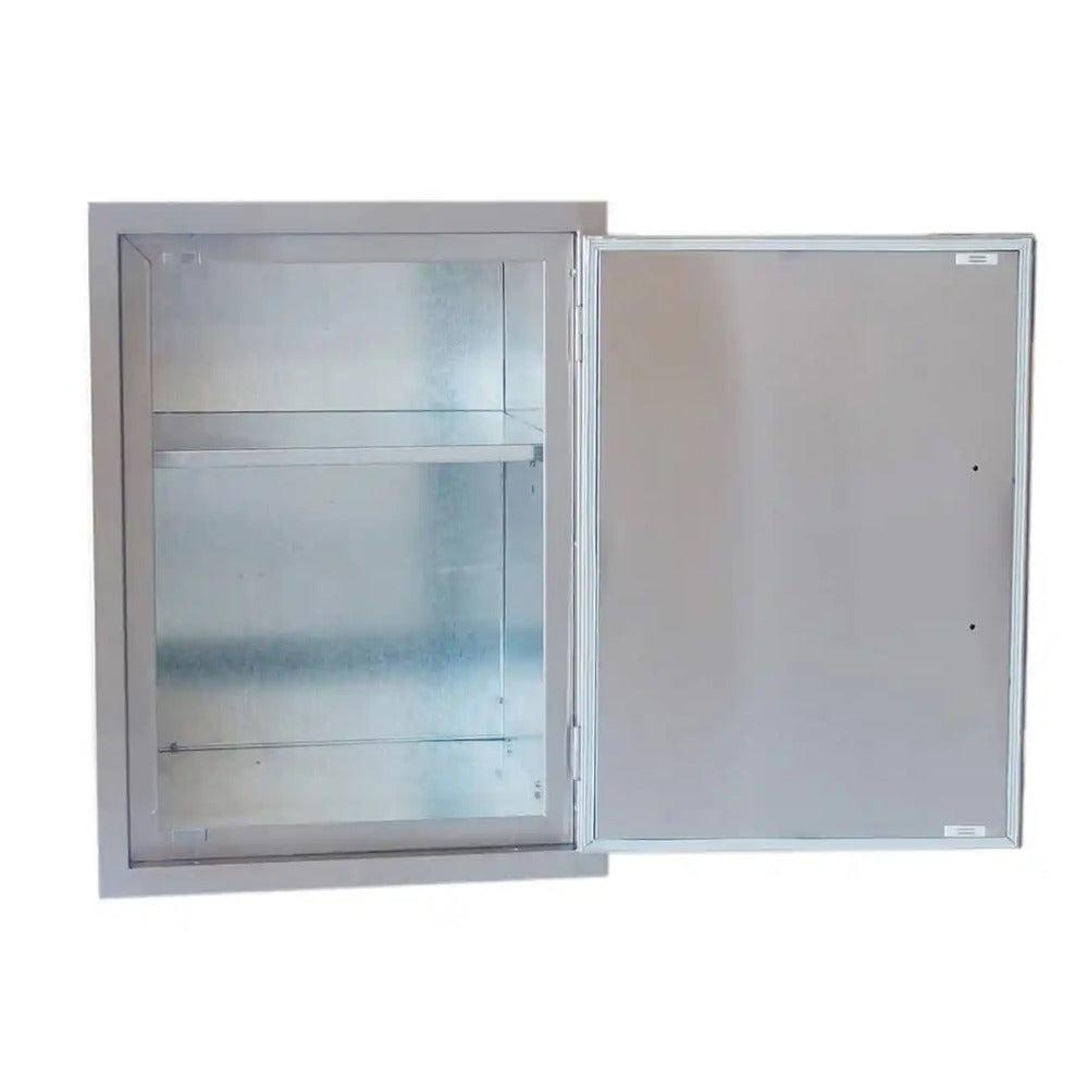 Sunstone Signature Series 17" x 24" Stainless Steel Beveled Frame Weather Sealed Dry Storage Pantry