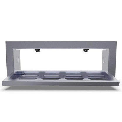 Sunstone Signature Series 18" Stainless Steel Vented Panel Door with Concealed Pressure Hinge