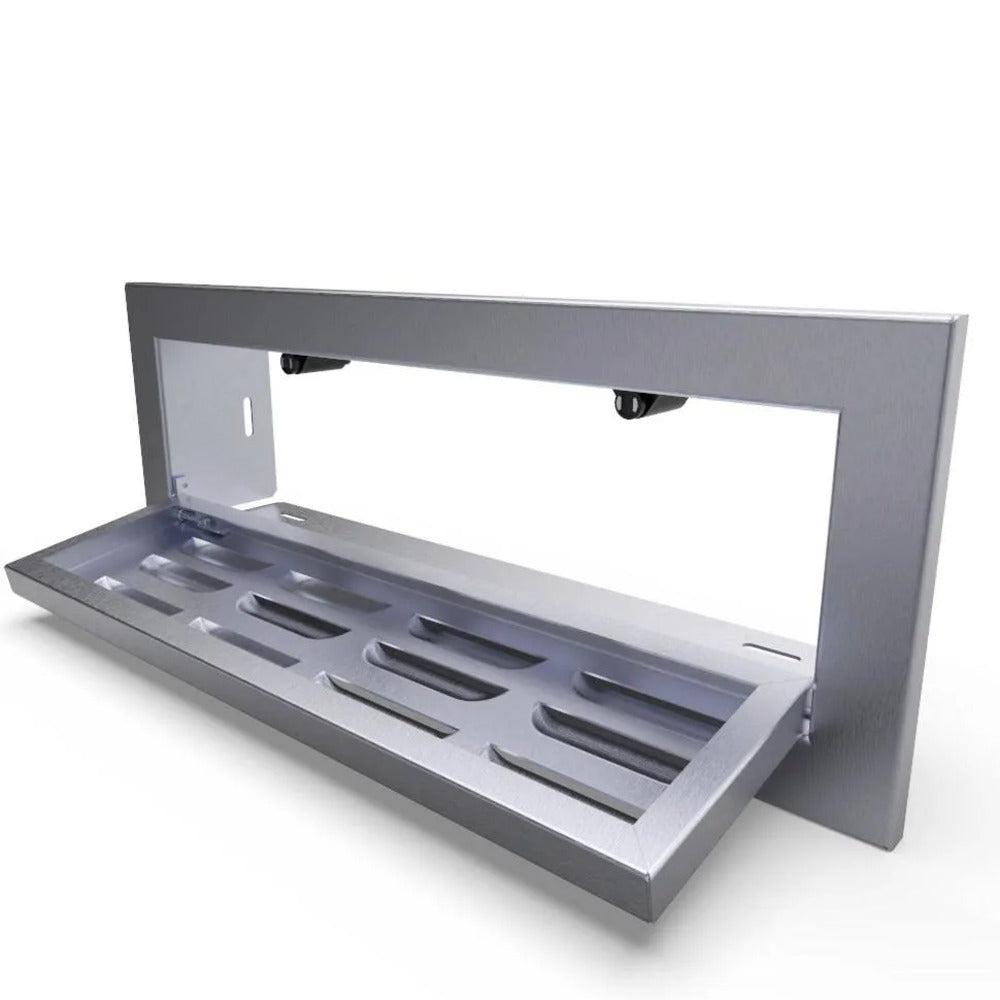 Sunstone Signature Series 18" Stainless Steel Vented Panel Door with Concealed Pressure Hinge