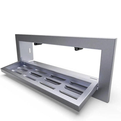 Sunstone Signature Series 18" Stainless Steel Vented Panel Door with Concealed Pressure Hinge