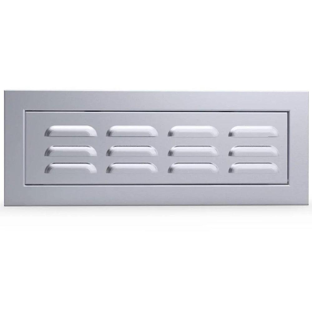 Sunstone Signature Series 18" Stainless Steel Vented Panel Door with Concealed Pressure Hinge