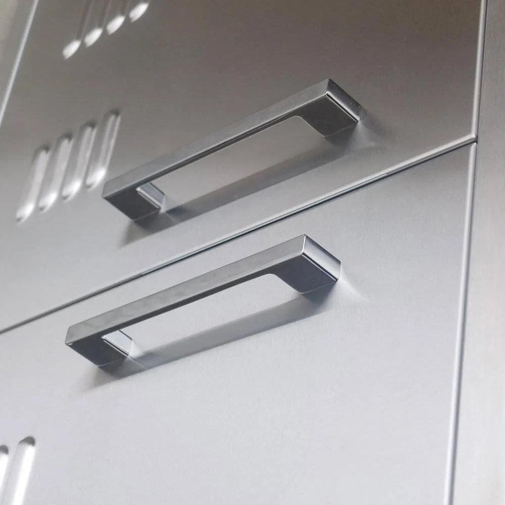 Sunstone Signature Series 30" Stainless Steel Beveled Frame Vented Double Door