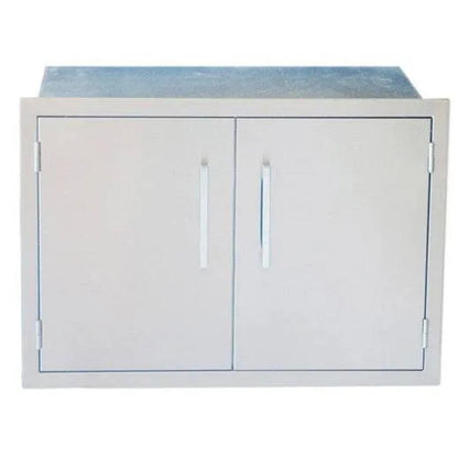Sunstone Signature Series 30" Stainless Steel Beveled Frame Weather Sealed Dry Storage Pantry
