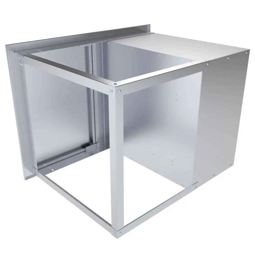 Sunstone Signature Series 30" Stainless Steel Beveled Style Double Drawer and Door Combo
