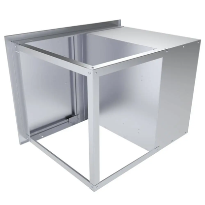 Sunstone Signature Series 30" Stainless Steel Beveled Style Double Drawer and Door Combo