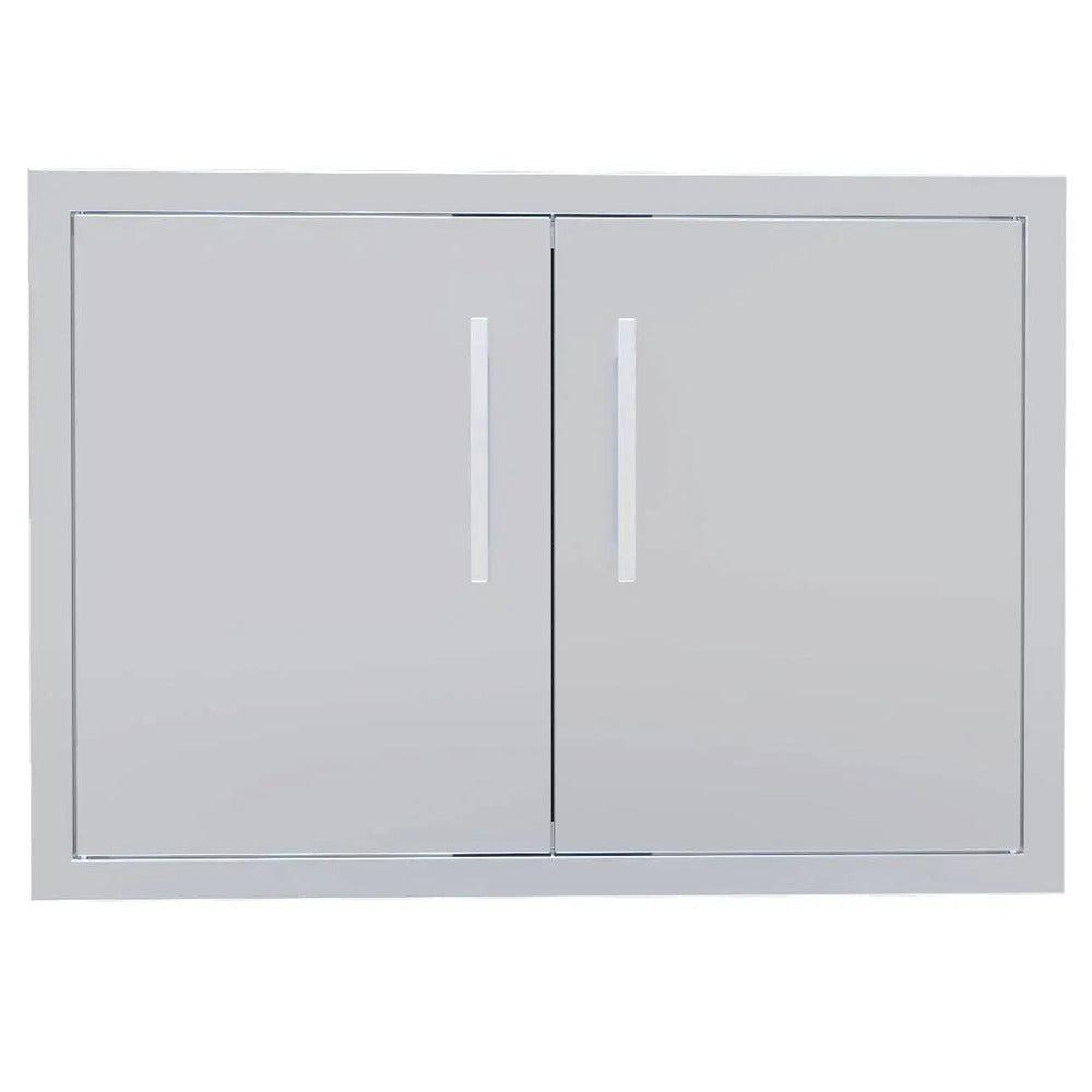 Sunstone Signature Series 36" Stainless Steel Beveled Frame Double Door