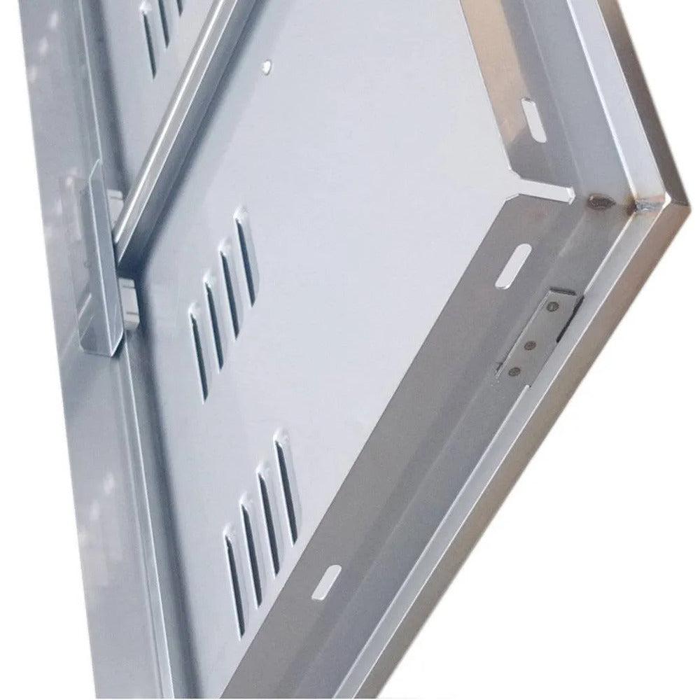 Sunstone Signature Series 42" Stainless Steel Beveled Frame Vented Double Door