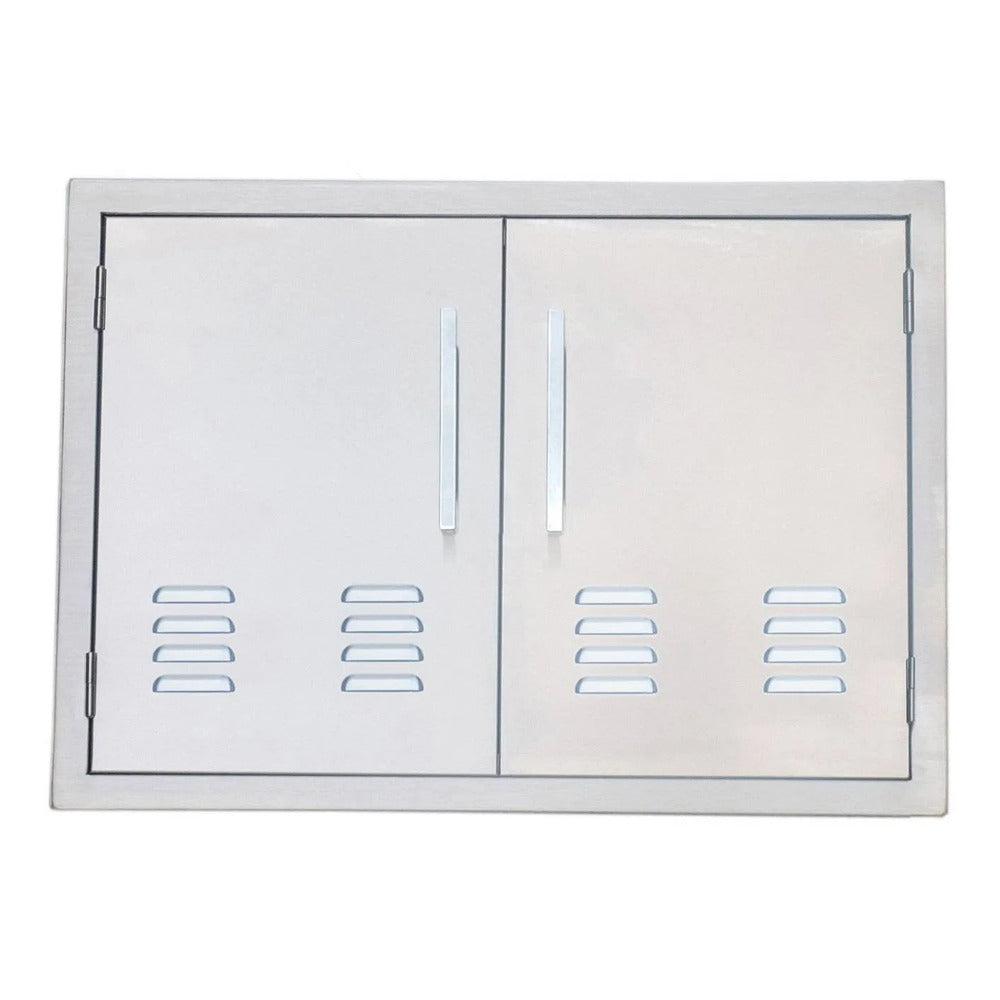 Sunstone Signature Series 42" Stainless Steel Beveled Frame Vented Double Door