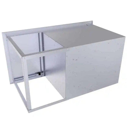 Sunstone Signature Series 42" Stainless Steel Beveled Style Double Drawer and Door Combo