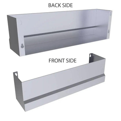 Sunstone Stainless Steel Heavy-Duty Speed Rail Pocket Shelf
