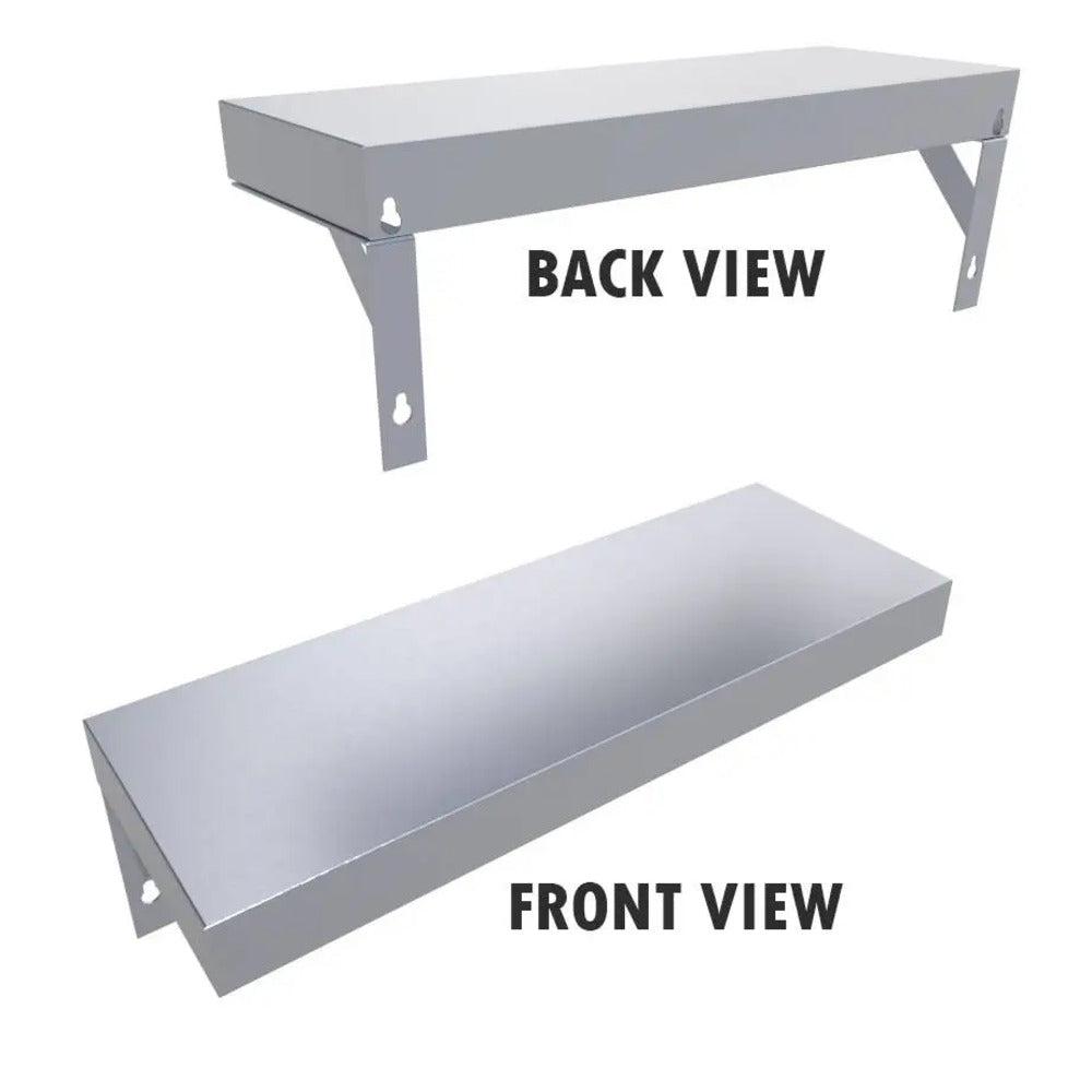 Sunstone Stainless Steel Sturdy Wall Shelf