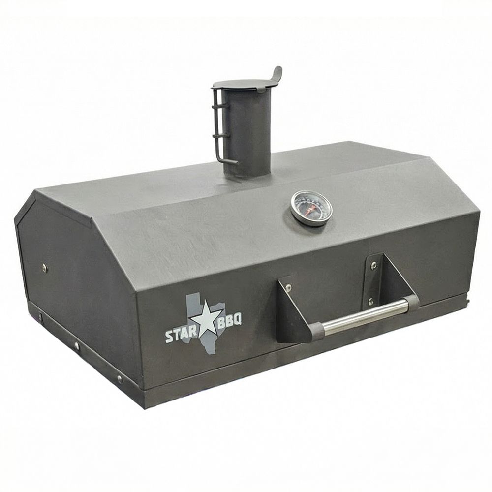 Sunstone StarBBQ 24" BBQ Hood Rim With Chimney & Warming Rack