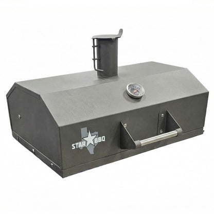 Sunstone StarBBQ 24" BBQ Hood Rim With Chimney & Warming Rack