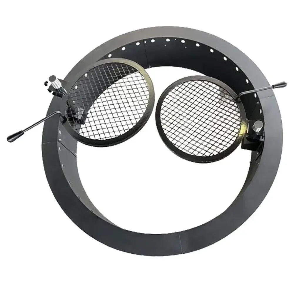Sunstone StarBBQ 48″ Smokeless Fire Pit Insert Dual Grill Package