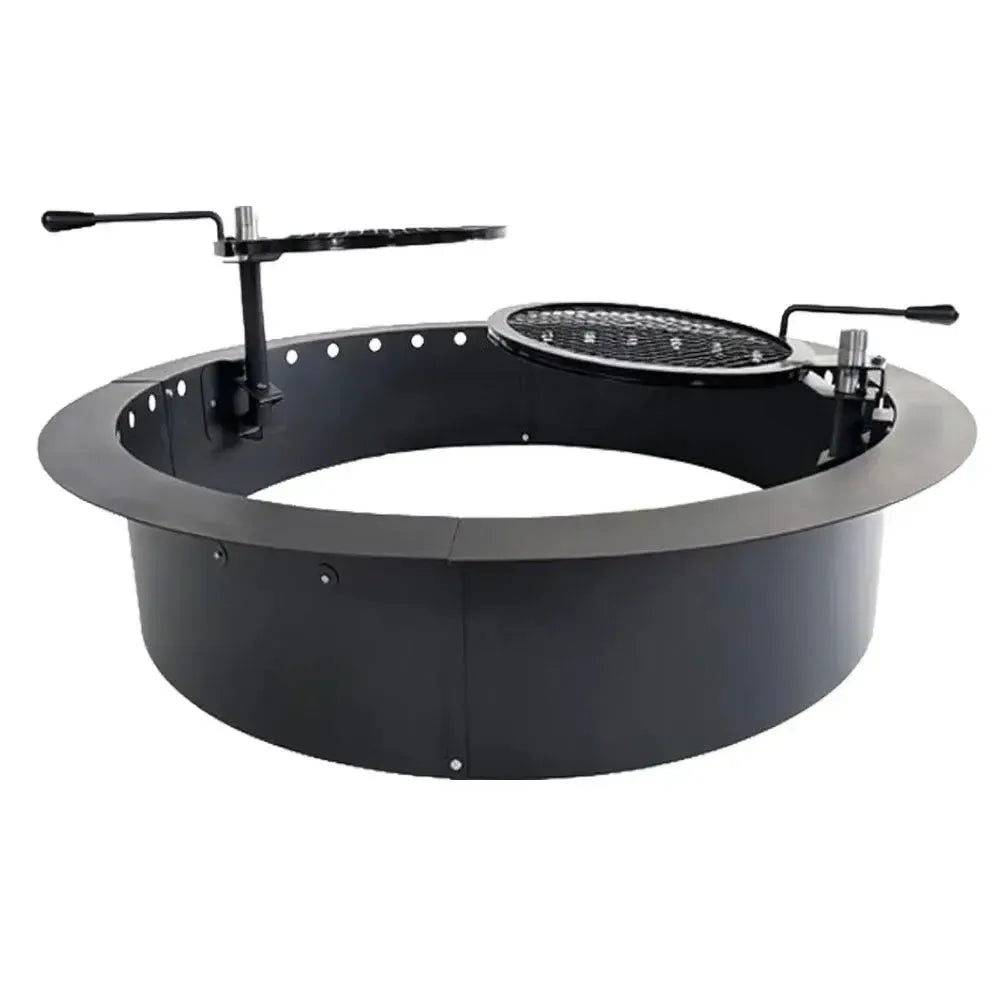 Sunstone StarBBQ 48″ Smokeless Fire Pit Insert Dual Grill Package