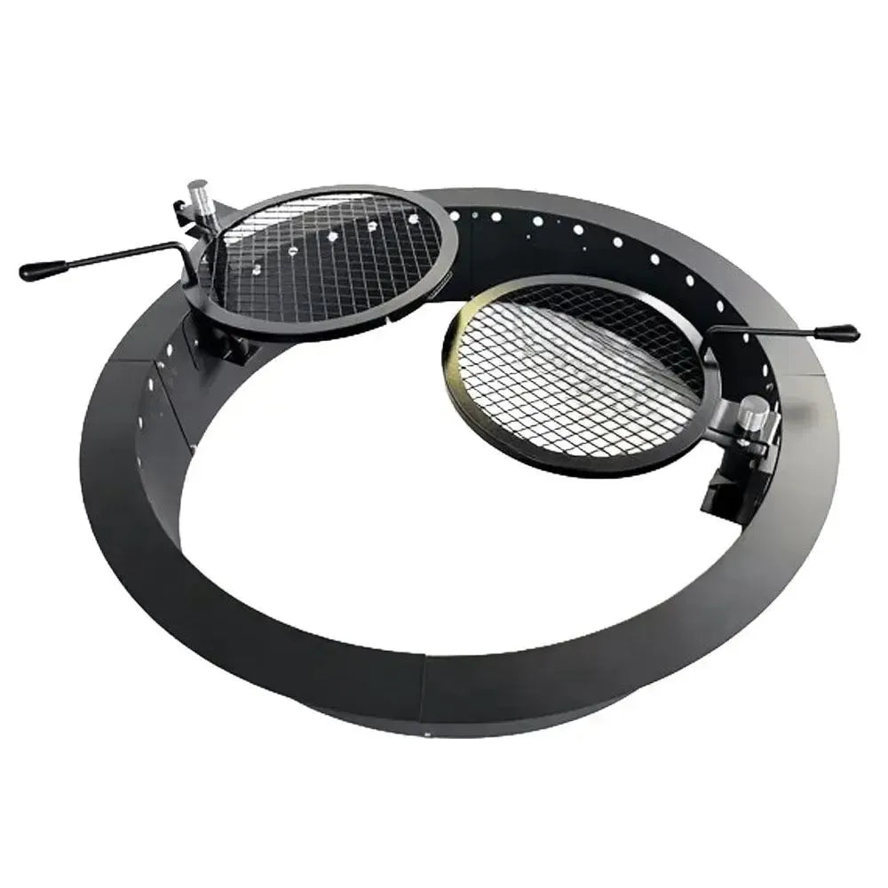 Sunstone StarBBQ 48″ Smokeless Fire Pit Insert Dual Grill Package