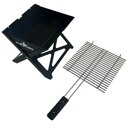 Sunstone StarBBQ Folding A-Frame Camper Portable Charcoal Grill