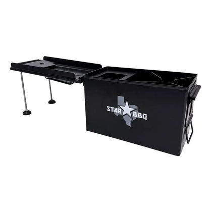 Sunstone StarBBQ Rocket Stove Camper Box With Military-Grade Ammo Can Portable Stove