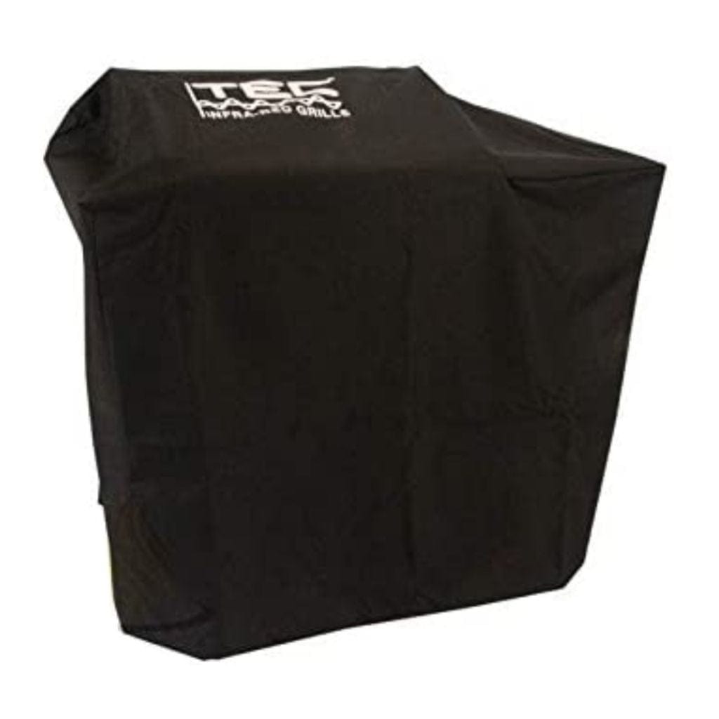 TEC Grills Black Grill Cover For G-Sport FR Freestanding Grill With Pedestal and Side Shelf