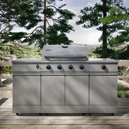 TYTUS Fresno Series Gunmetal Gray Island Grill