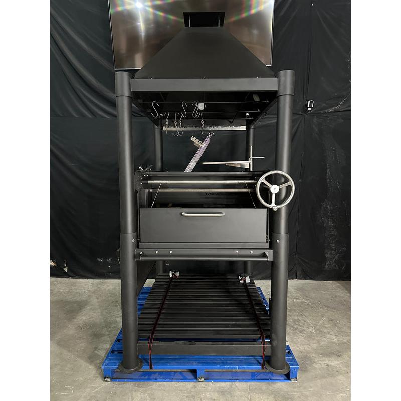 Tagwood BBQ BBQ12SI Argentine Santa Maria Style Wood Fire & Charcoal Gaucho Grill