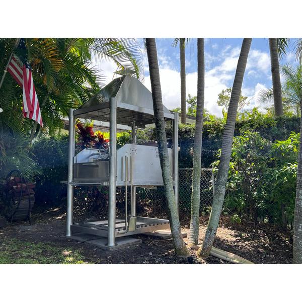 Tagwood BBQ BBQ12SS Argentine Santa Maria Wood Fire & Charcoal Stainless Steel Gaucho Grill