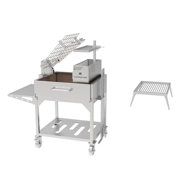 Tagwood BBQ BBQ33SS Argentine Clamp Grill With Firebox