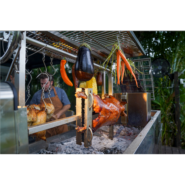 Tagwood BBQ BBQ50SS PRO Stainless Steel Rotisserie Kit