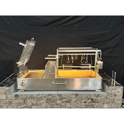 Tagwood BBQ BBQ50SS PRO Stainless Steel Rotisserie Kit