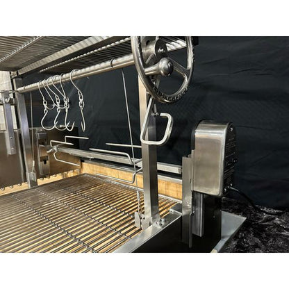 Tagwood BBQ BBQ50SS PRO Stainless Steel Rotisserie Kit