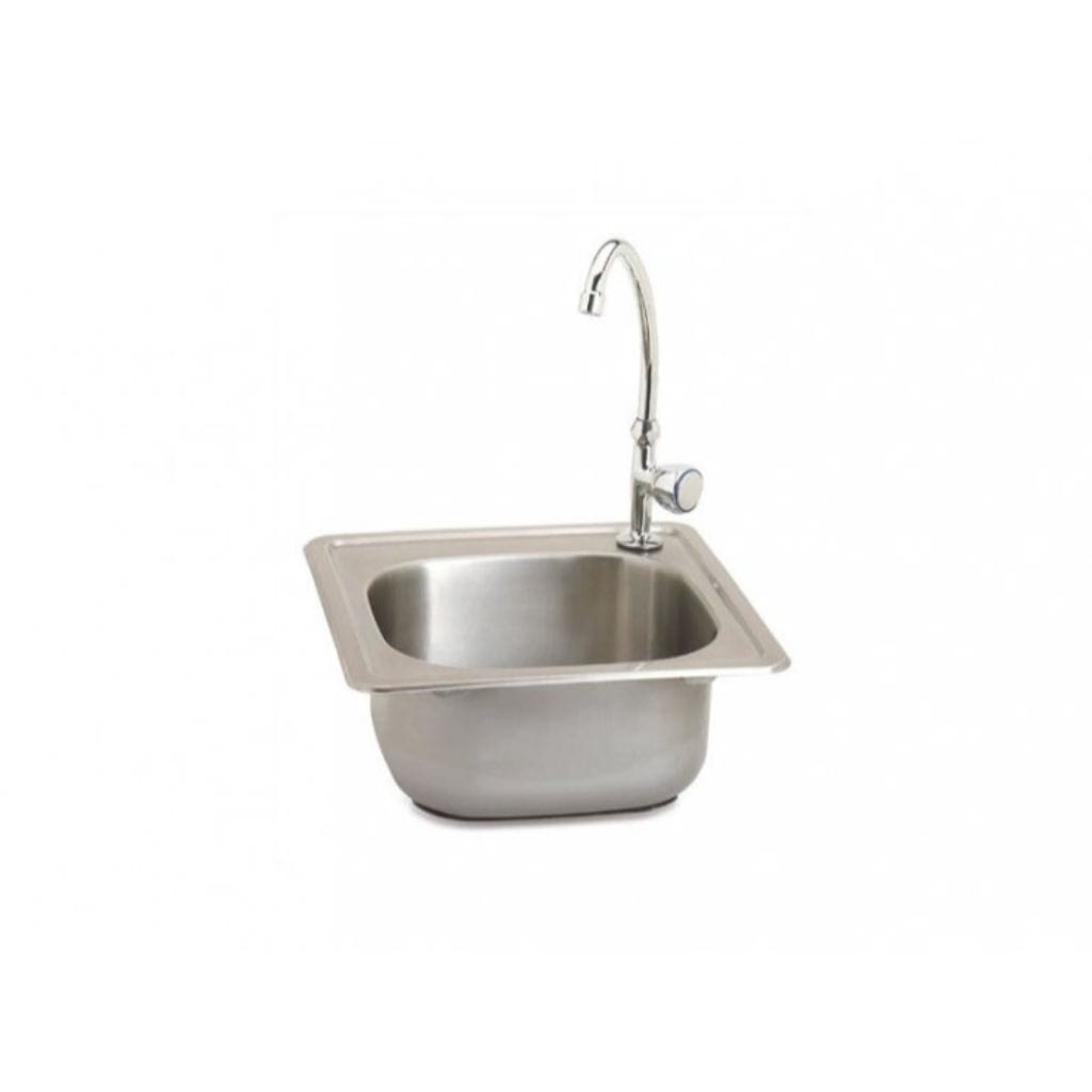 The Outdoor GreatRoom Company 14" Stainless Steel Sink with Single Faucet